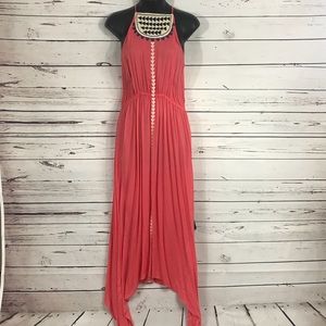 THML pink maxi dress
